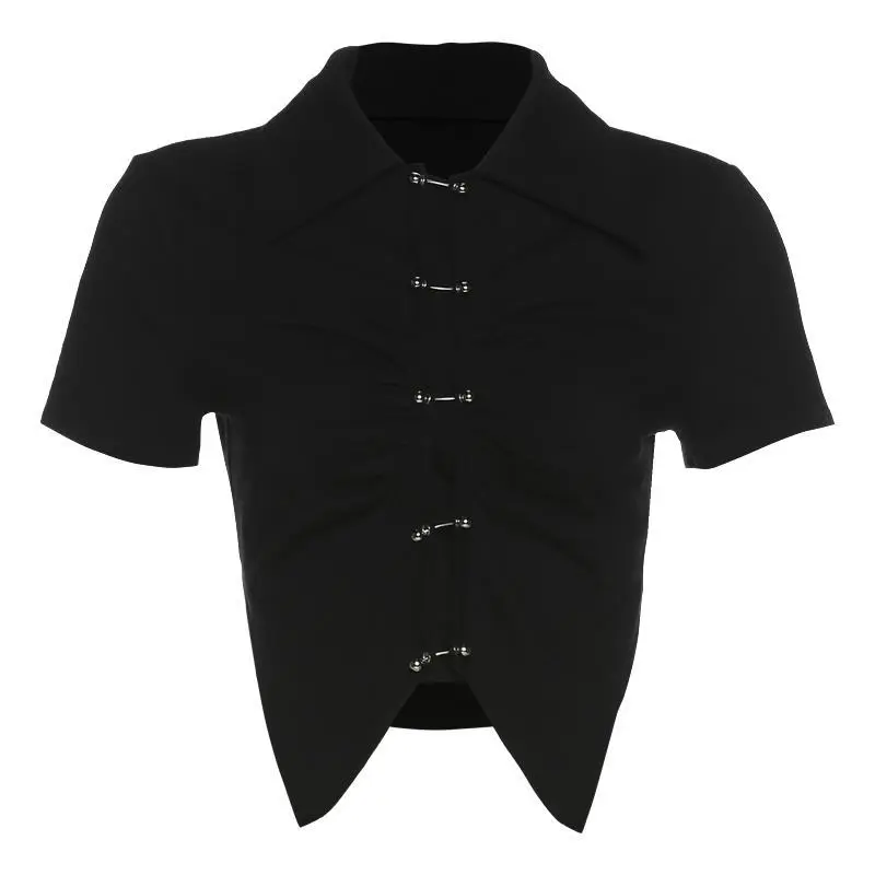 Cropped Top For Hot Girls - Black