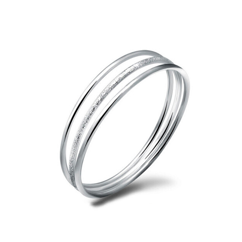 Women's Solid Sterling Silver Plated Bracelet