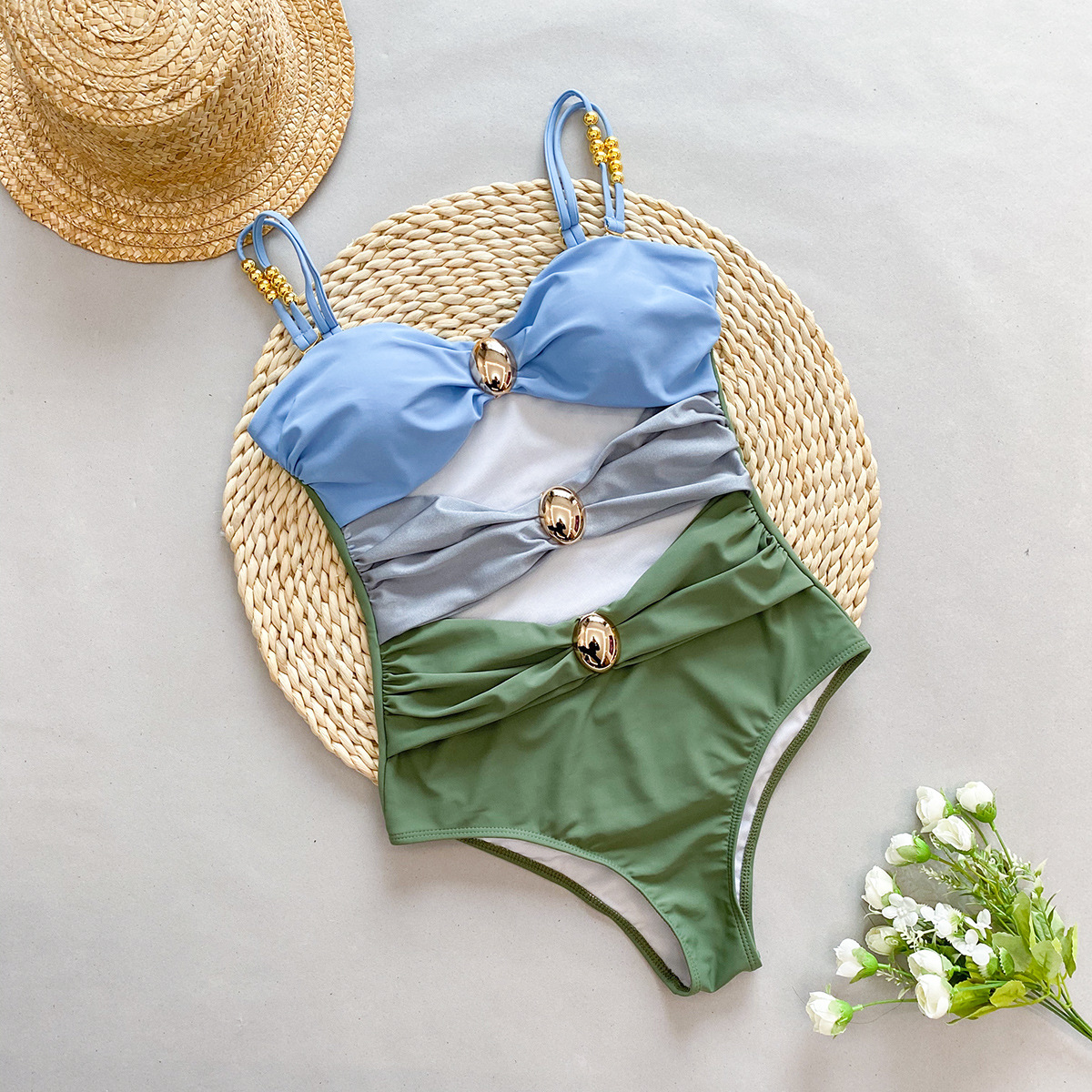 C3503B Green Swimsuit