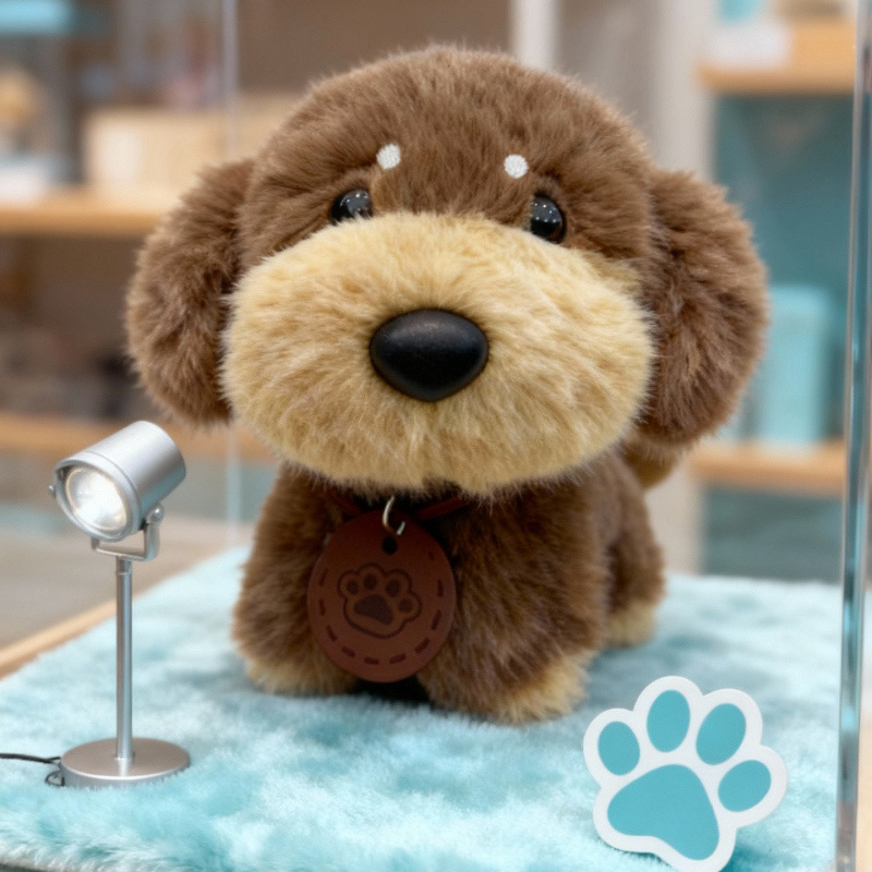 Cute Squeezeable Little Animals Calico Cat And Dachshund Doll