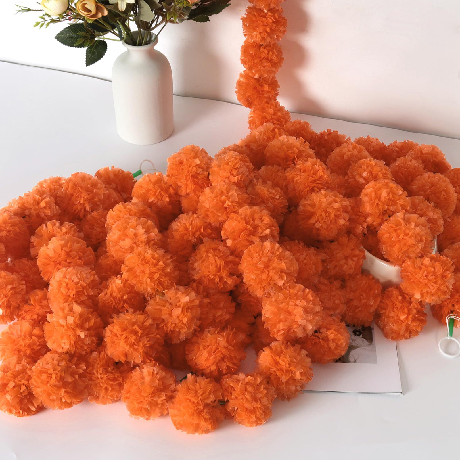 Day Of The Dead Halloween Marigold Wreath Garland