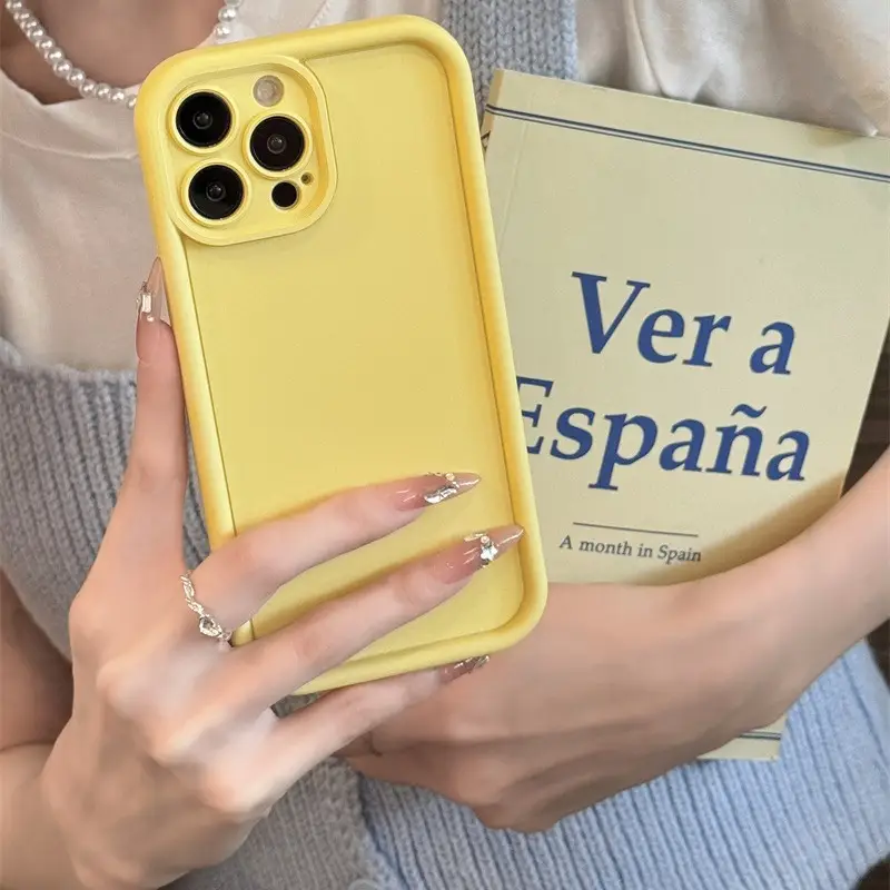 Solid Color Macaron Simple Fashion Phone Case
