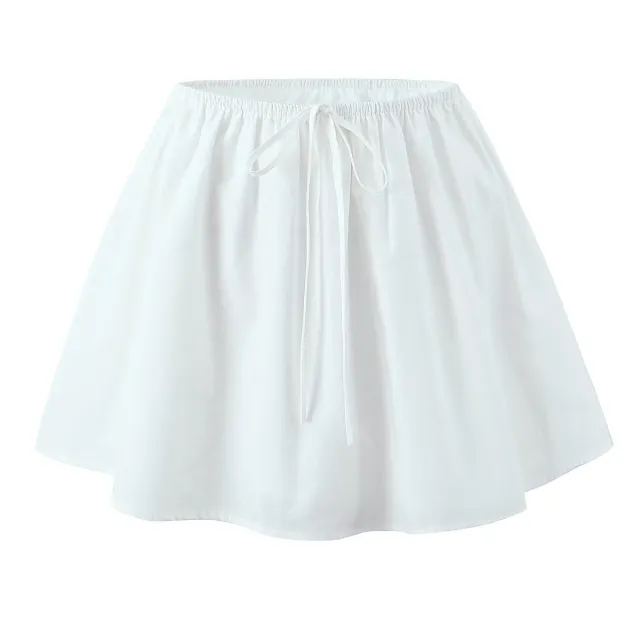 V neck Small Shirt White Skirt Suit Skirt - Shop at LoveMi