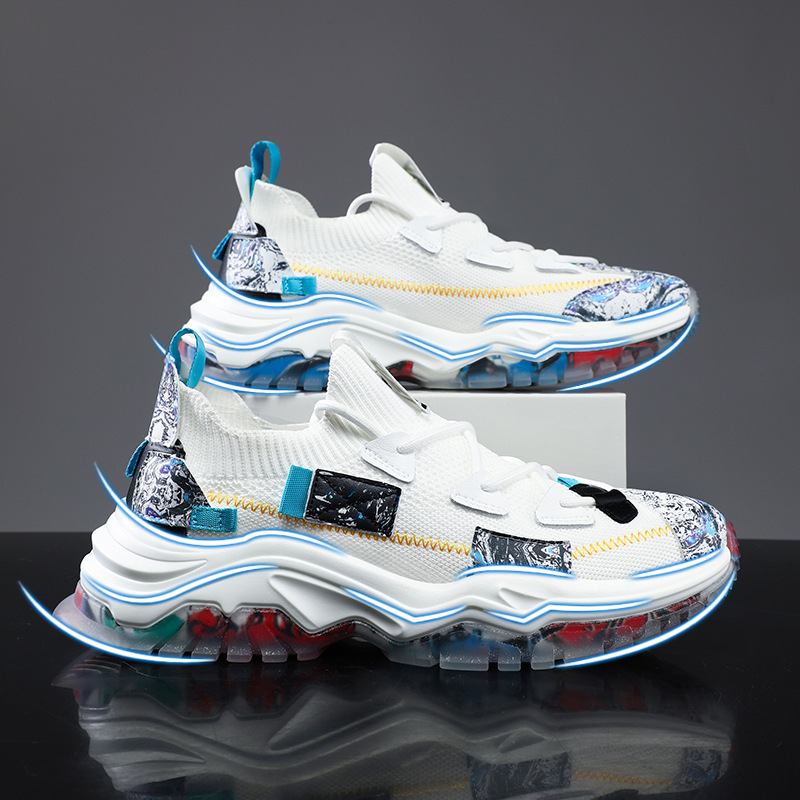 Flyknit Platform Dad Shoes Casual Sports - Image 6