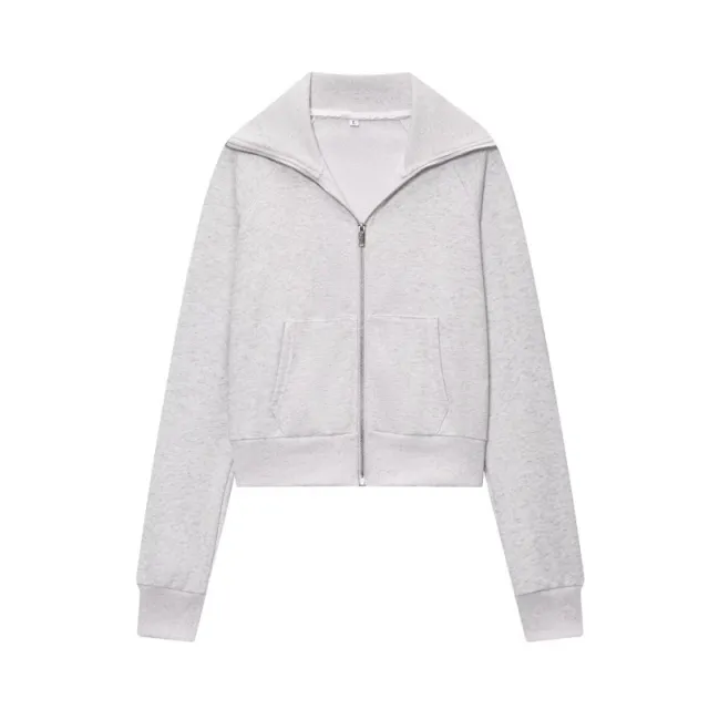 Lapel Fleece Jacket High waist Stretch Flared Pants White - Shop at LoveMi