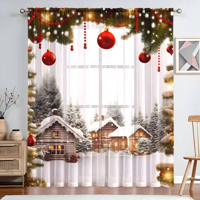 Christmas Series Window Screen Digital Printing Christmas Series 17 - Shop at LoveMi