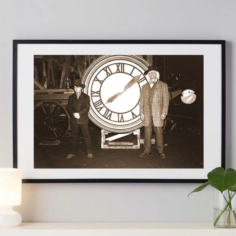 Prop 1885 Clock Photo Poster Wall Art Decor