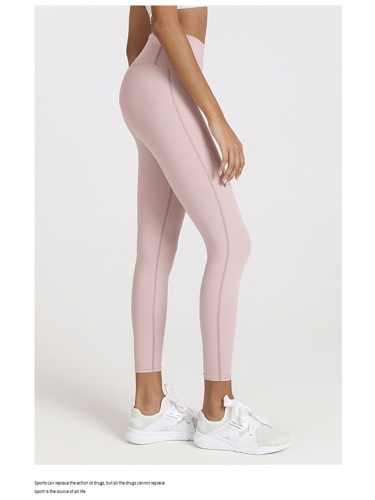 Yoga Pants High Waist Hip Lift Pocket Workout Ankle Length Pants