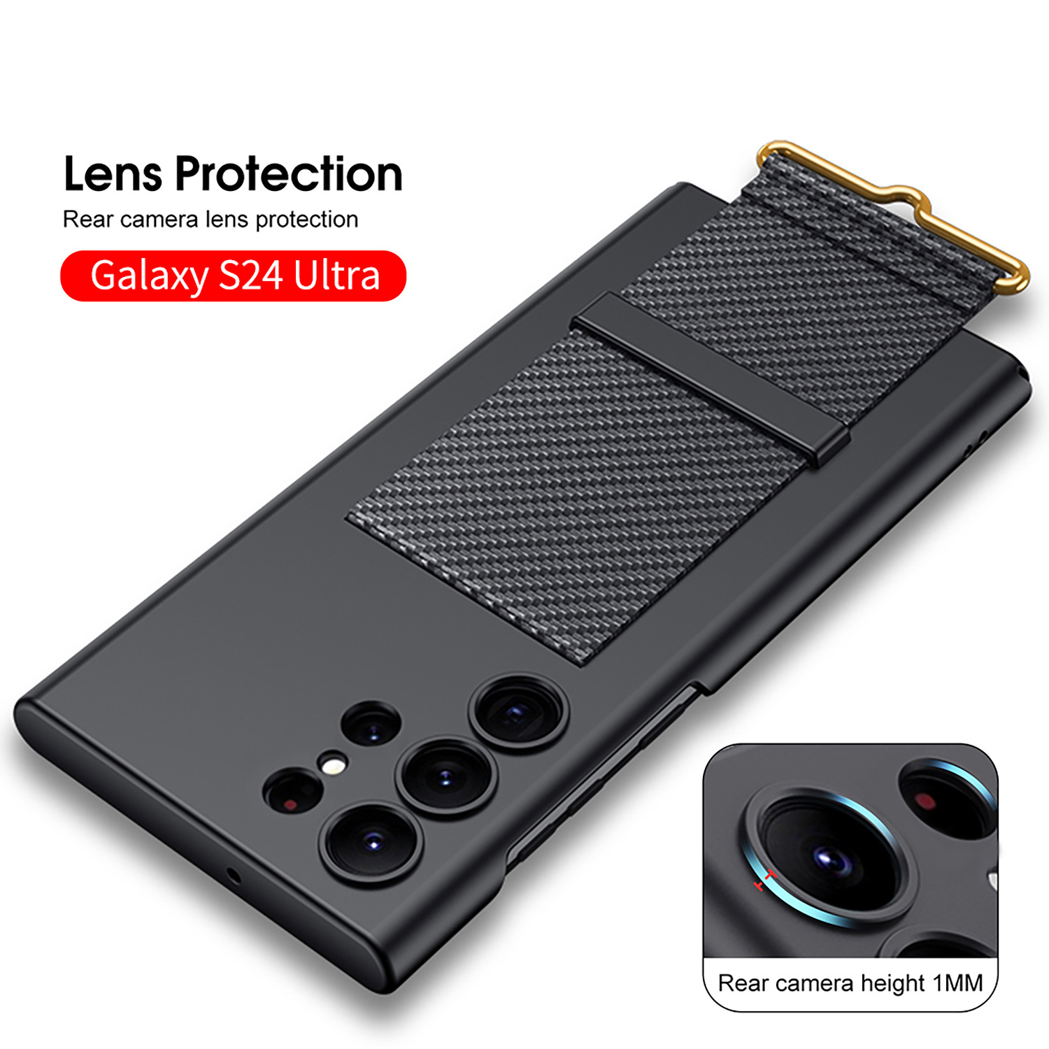 Ultra-thin Wrist Strap Bracket Protective Cover Drop-resistant Phone Case - Image 5
