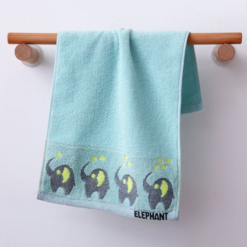Children's Towel Home Soft Cartoon Face Towel Pure Cotton