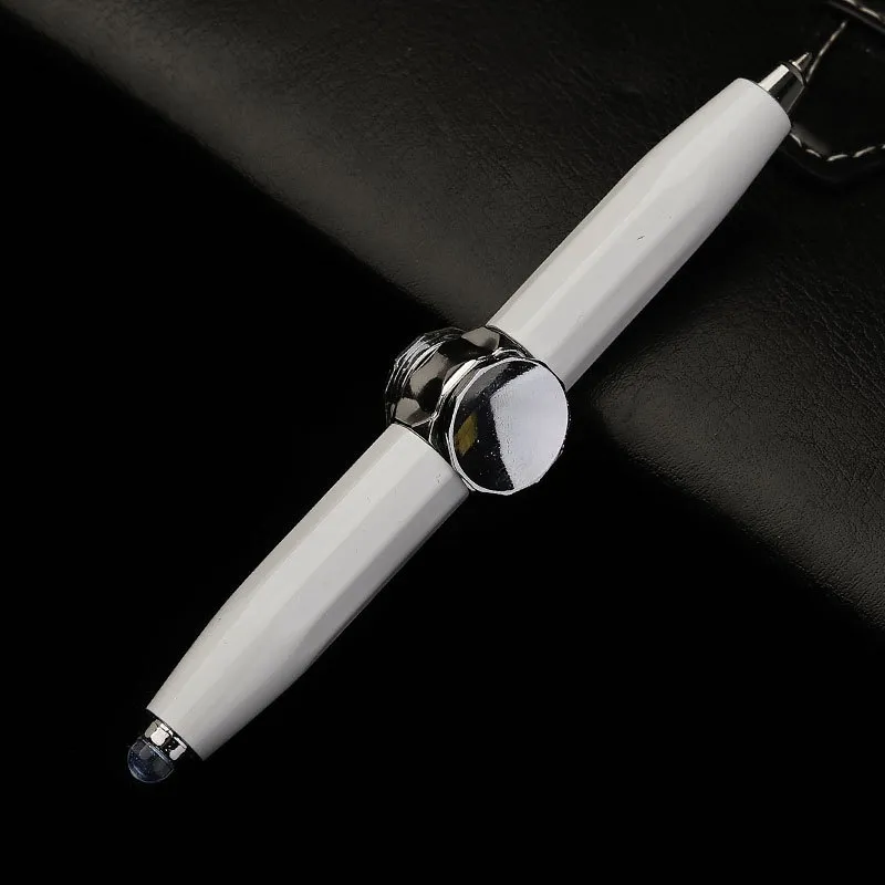 Creative Multi-Function LED Pen Spinning Decompression Gyro Metal Ballpoint Pen Fashion Office School Supplies Writing Pens – image 10