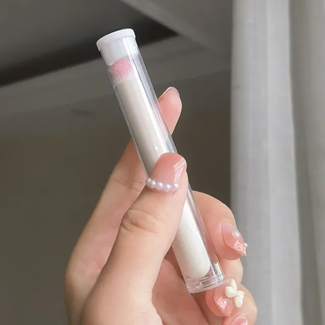 Boxed Mini Lip Brush Convenient Round Head Concealer Brush Pink - Shop at LoveMi