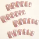 Wear Nail Tip Electroplating Removable Fake Nail Patch Finished Product view 11