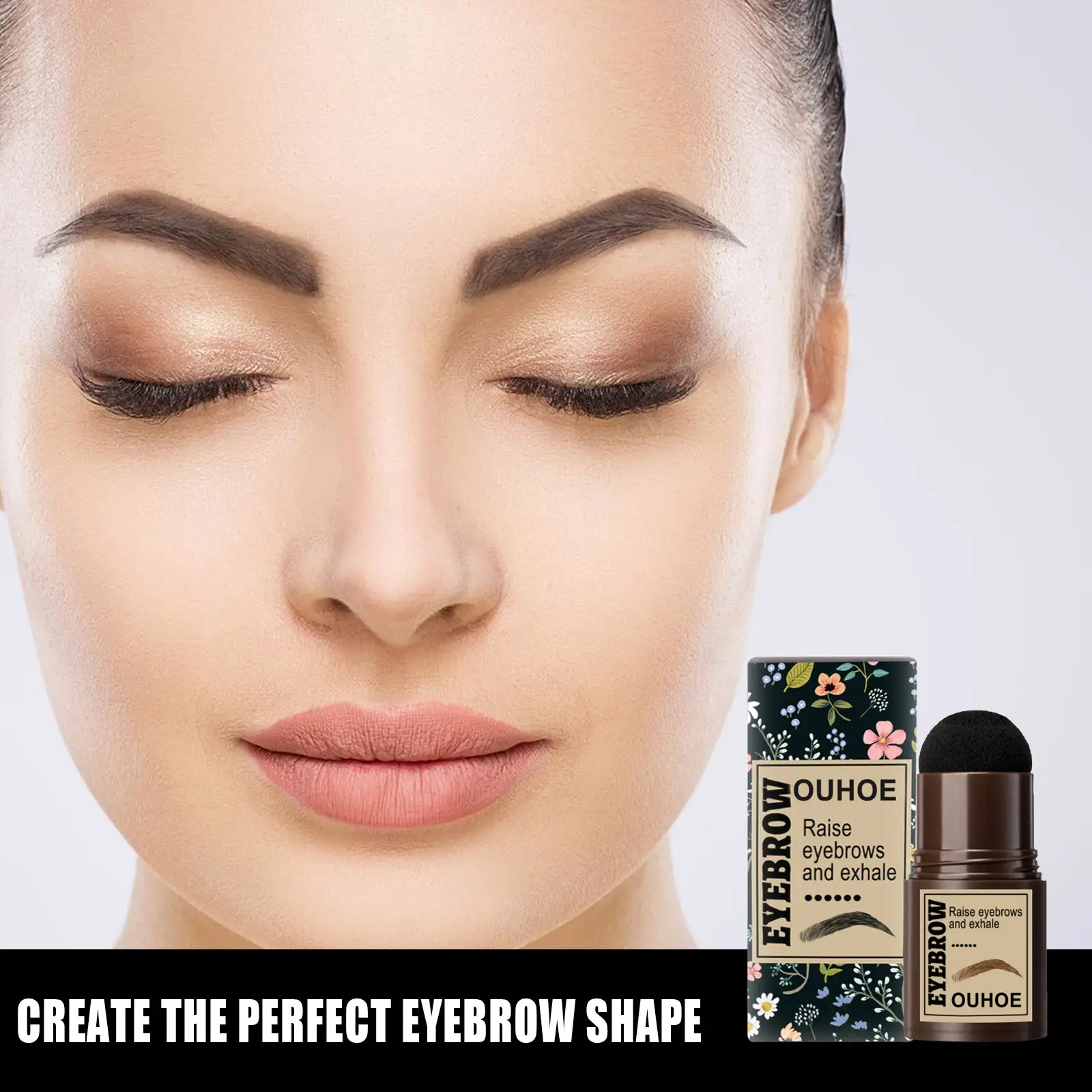 Eyebrow Stamp Powder Stick Thrush Eyebrow Print Hairline Sculpting Contour