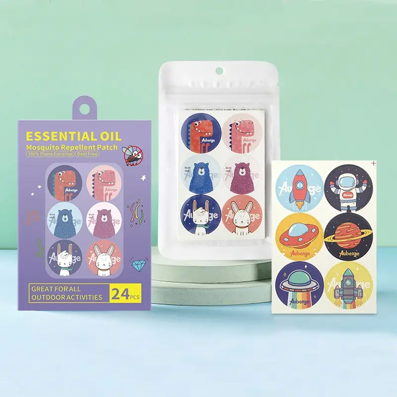 Non-woven Bite Outdoor Children Cartoon Organic Stickers