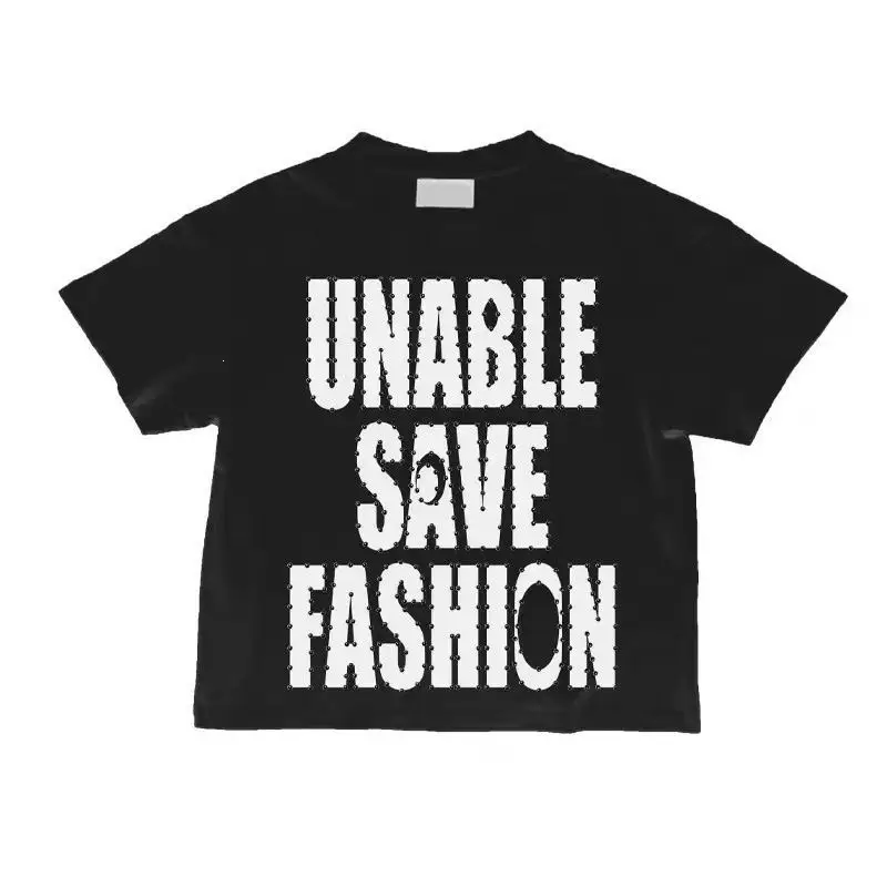 American-style Vintage High-end Relaxed-fit Versatile Short-sleeve