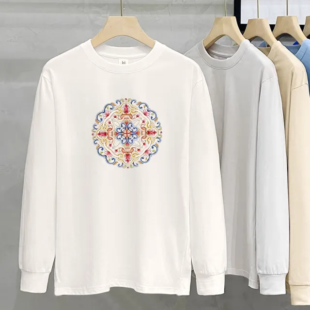 230g Heavy Cotton Long sleeved T shirt For Women Mh10 Basketball Xl - Shop at LoveMi