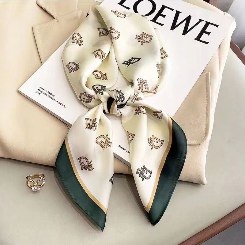 Women's High-end Thin Square Scarf - Image 49