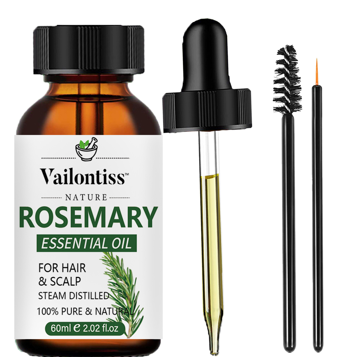 Rosemary Hair Care Essential Oil Hair Growth Strengthening 5