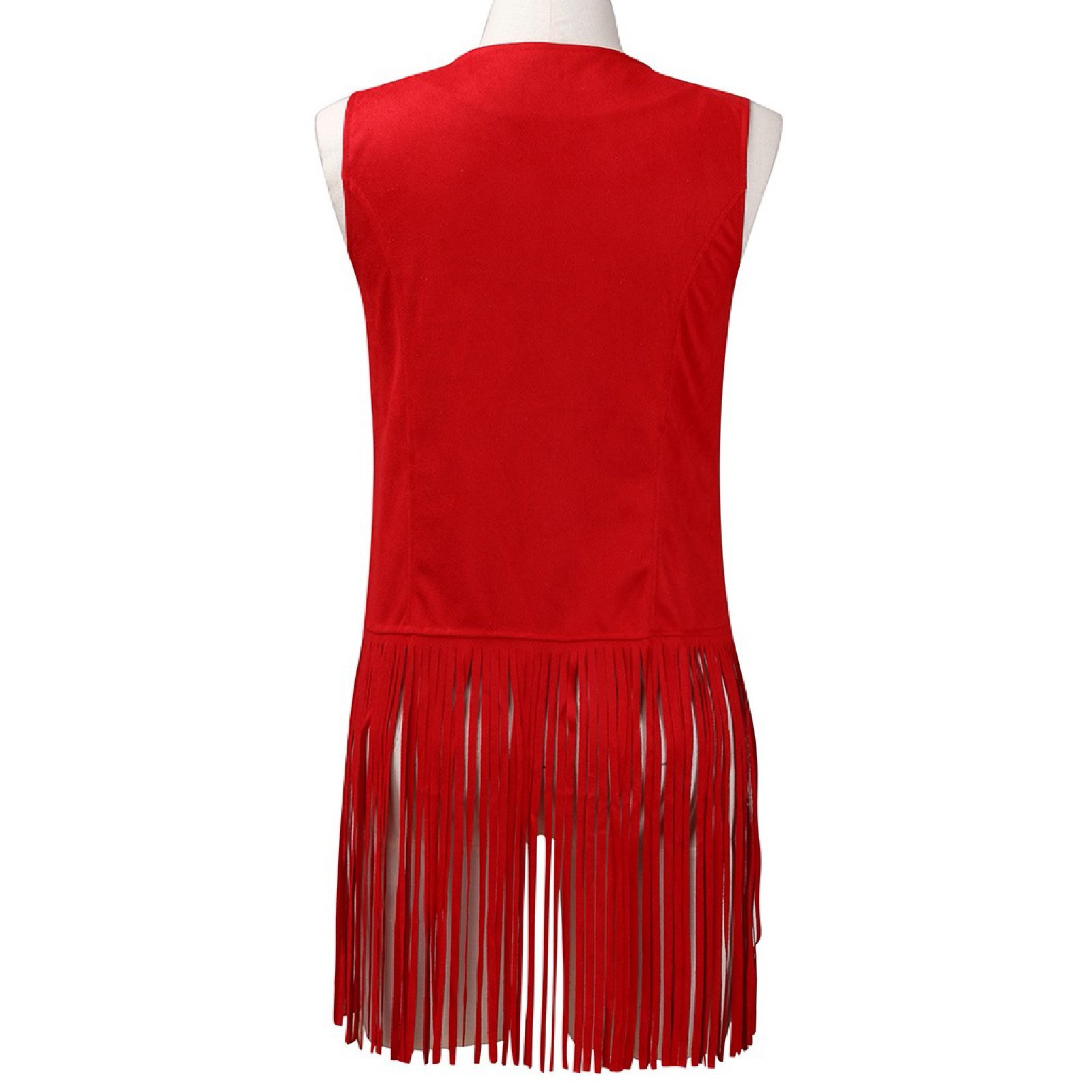 Title 14, Fashion Thin Tassel Sleeveless Vest for Women. ...