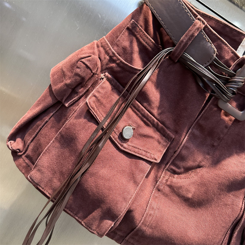 Youth-Boosting Cotton Denim Skirt for Elegant Commuter Wear Youth-Boosting Cotton Denim Skirt for Elegant Commuter Wear