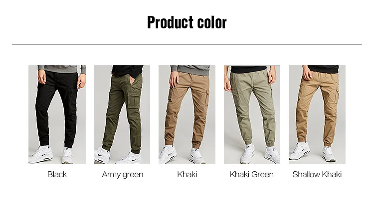 Title 7, Pantalones Jogger Militares Casuales Otoño Homb...