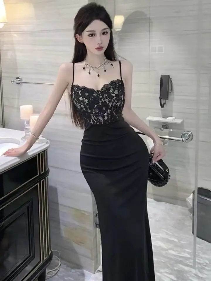 Dress Women's Suspender Skirt Summer French Style