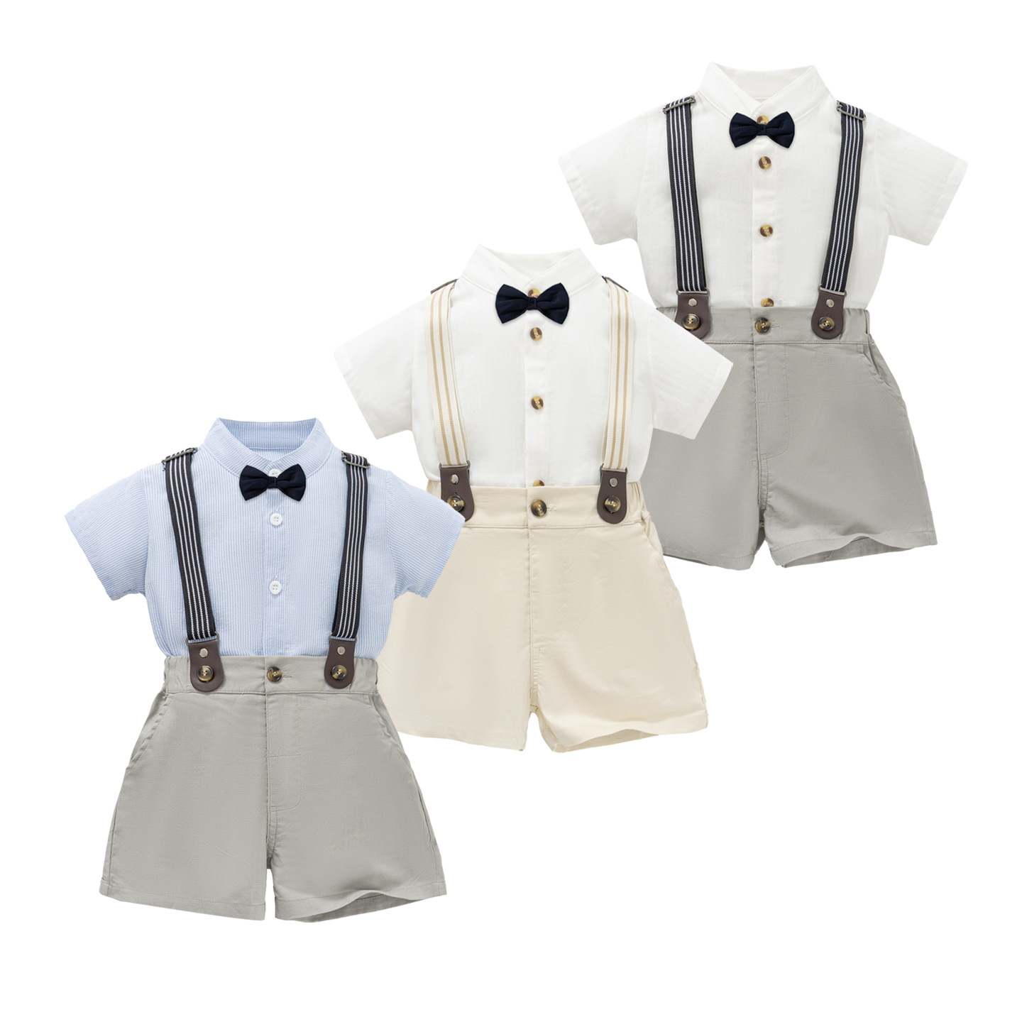 Korean-style Suspender Pants Set For Boys — foto 12