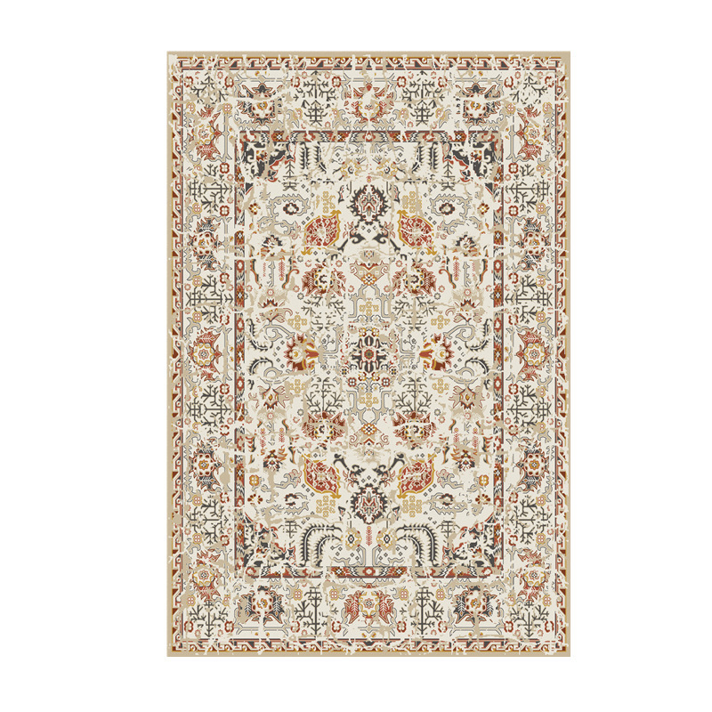 Color: Retro, Size: 100x160CM - Thickened Nordic Ethnic Style Simple Bedroom Carpet