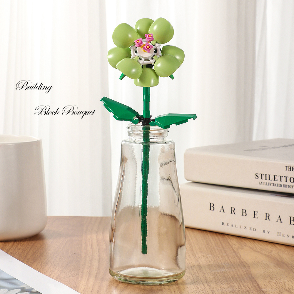 Preserved Flower Rose And Sunflower Desk Decoration
