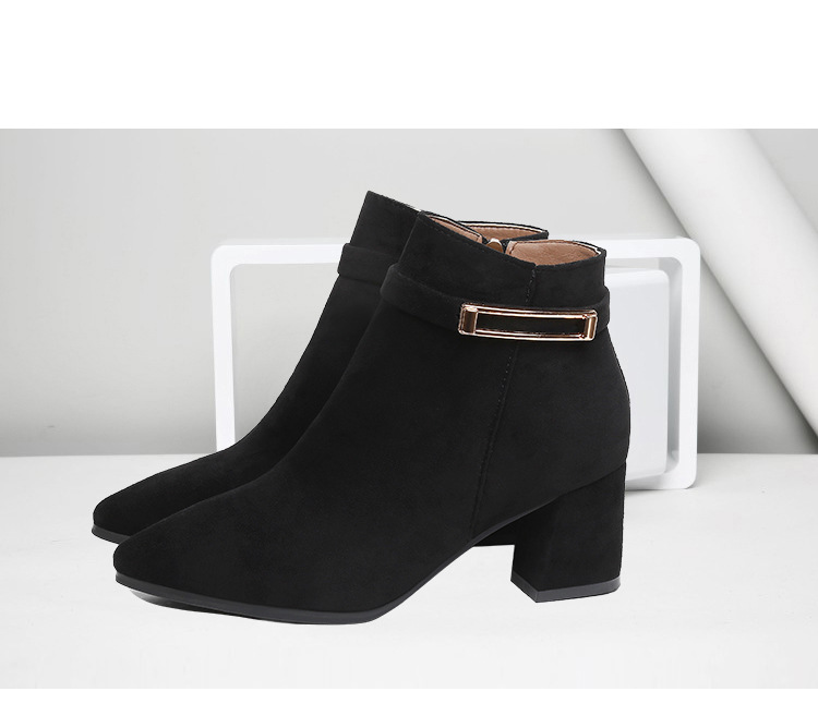 Title 4, Damen Martin Boots mit spitzer Zehenpartie, gro...