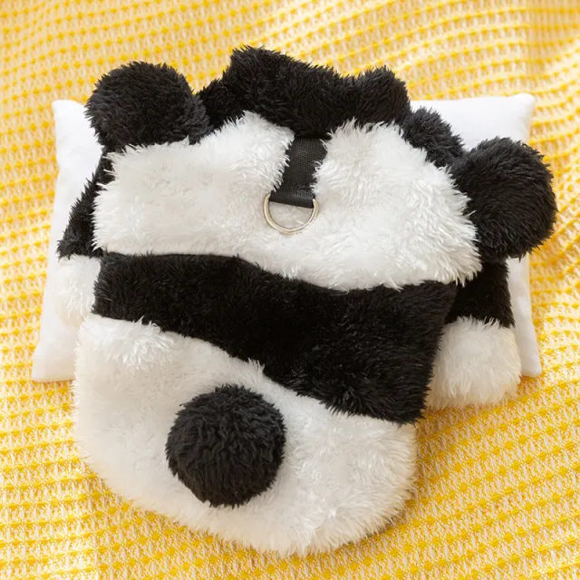 Winter Dog Cute Cow Feet Fluffy Jacket Cute Panda - Shop at LoveMi
