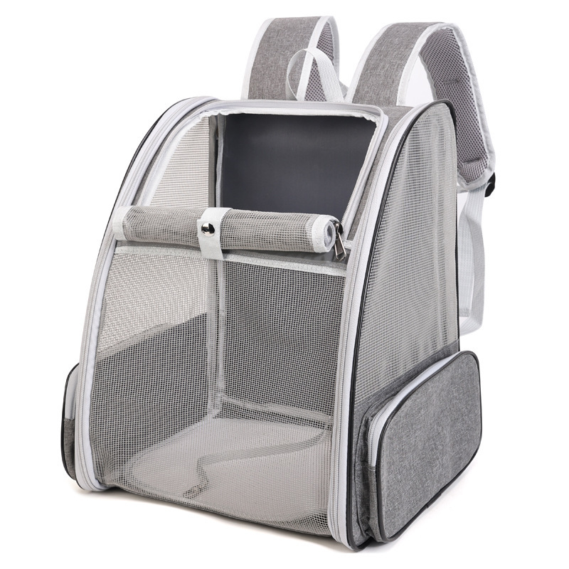 Cat Carrier, Small Pet Backpack, Pet Travel Bag Dark Gray