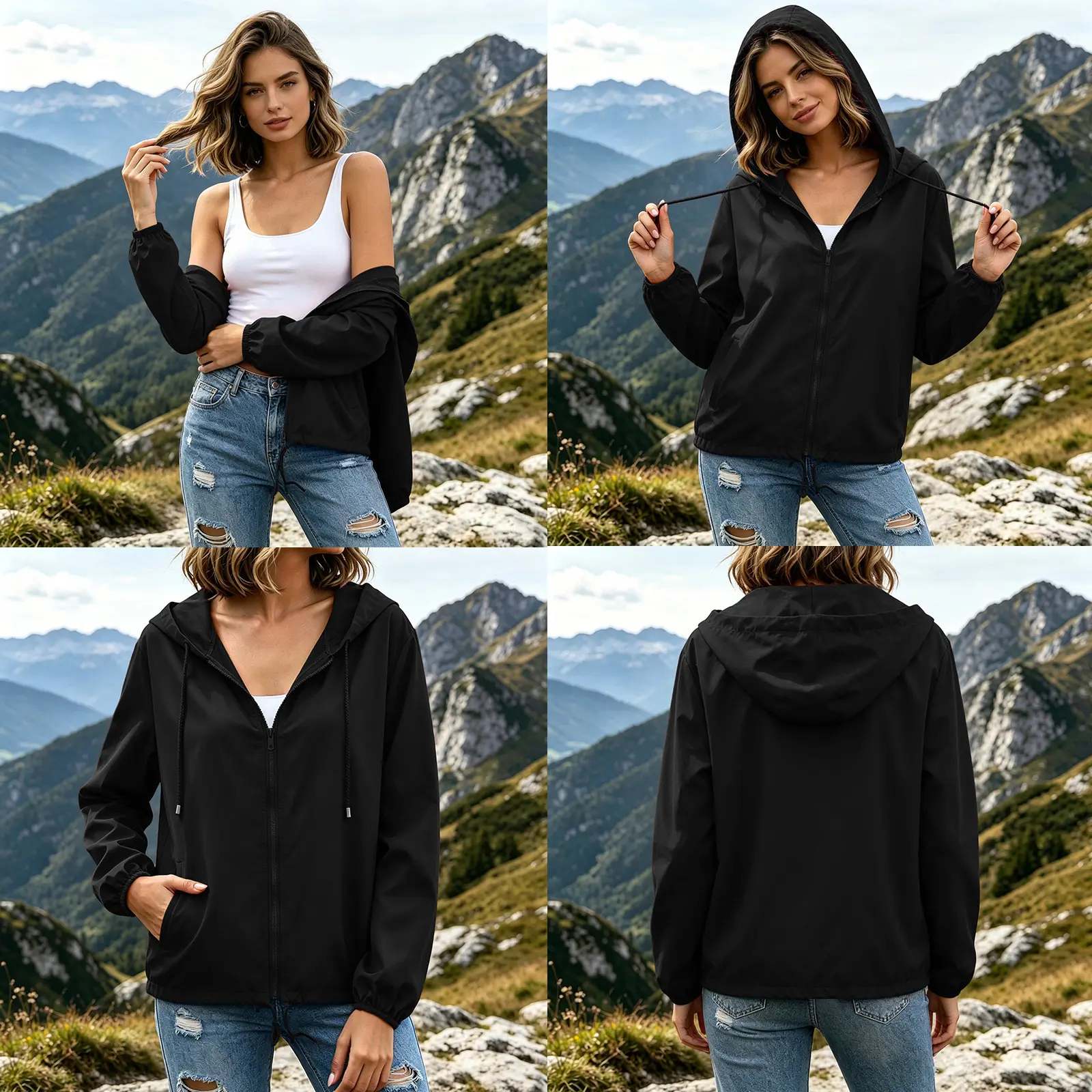 Outdoor Sports Thin Windproof Jacket
