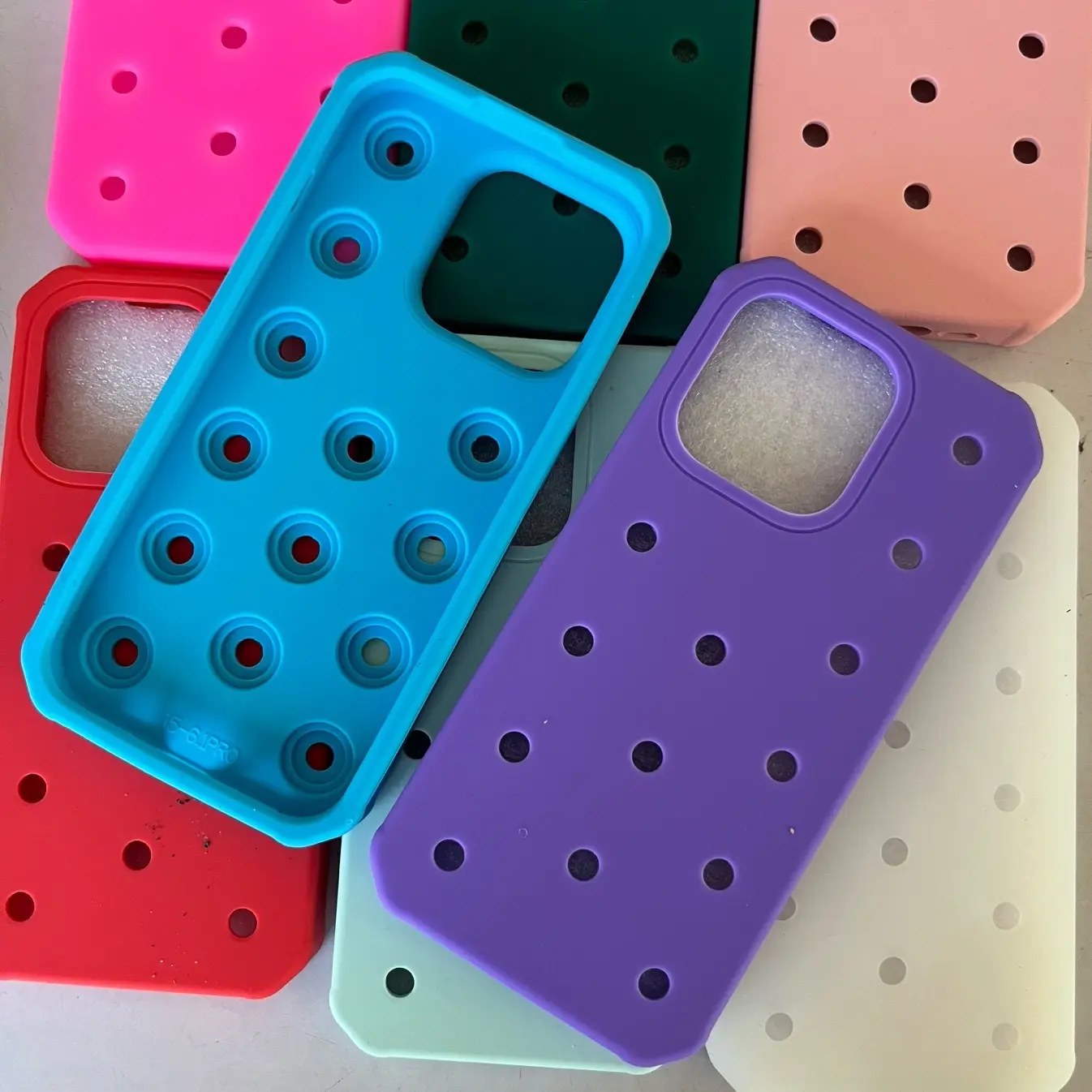 Silicone Phone Case With A DIY Shoelace