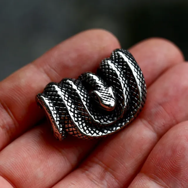 Stainless Steel Zodiac Snake Necklace Single Pendant - Shop at LoveMi