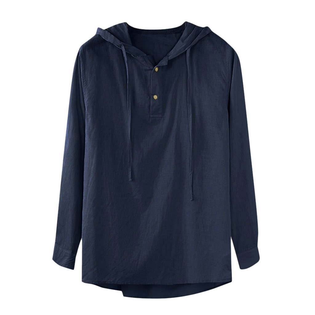 Title 9, Solid color hooded long sleeve shirt