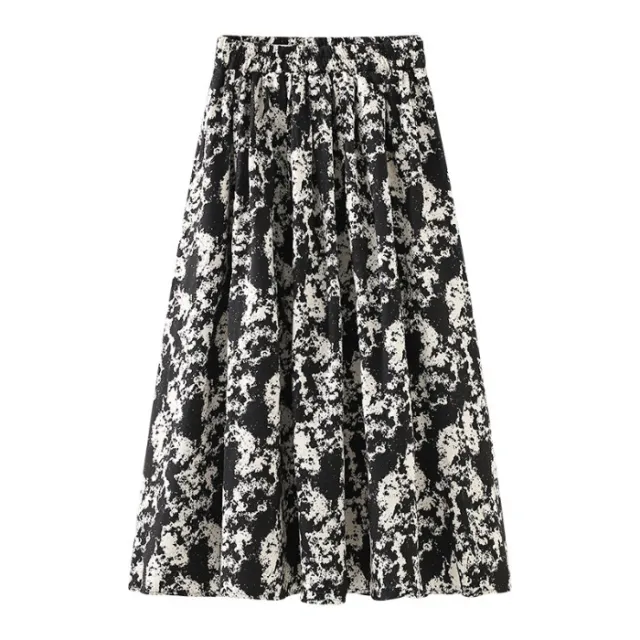 Women's Western Style Slimming Tie dyed Skirt Black - Shop at LoveMi
