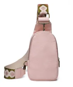 Multi-Color Women's Fashion Personality Waist Bag - Pink - View 1
