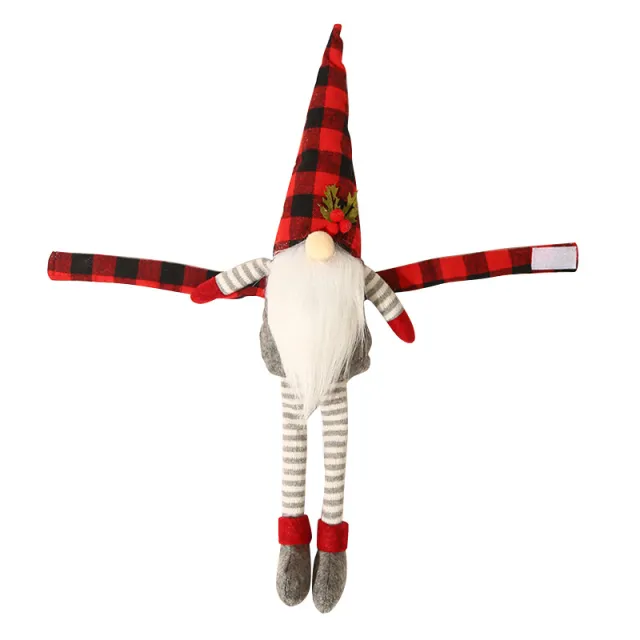 Christmas Decorations Couple Plaid Curtain Buckle Jjy21 Red And Black Plaid - Shop at LoveMi