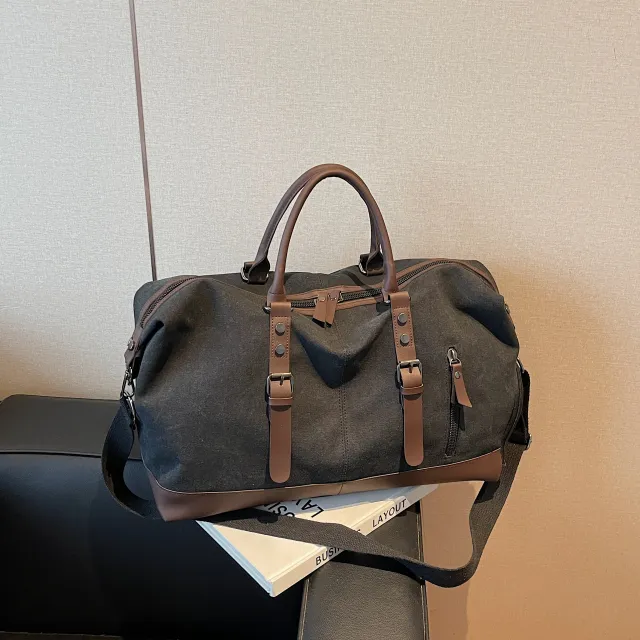 Men's And Women's Travel Portable Shoulder Bag Black - Shop at LoveMi