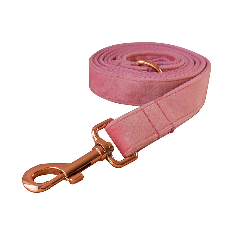 Dog Leash Rose Gold Buckle