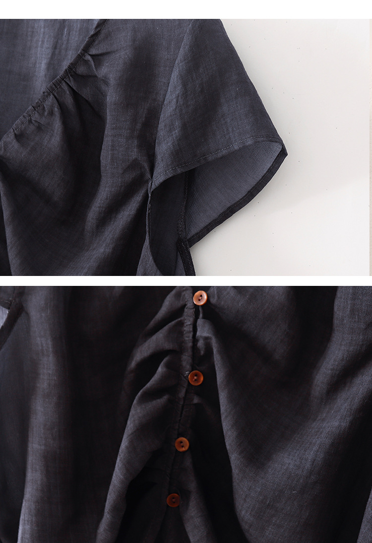 Loose-fitting Lightweight Breathable Minimalist Shirt