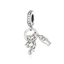 Silver-plated Bead Cute And Whimsical Starfish Bracelet Charms view 6
