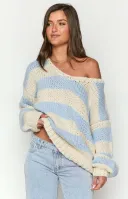 Blue And White Stripes