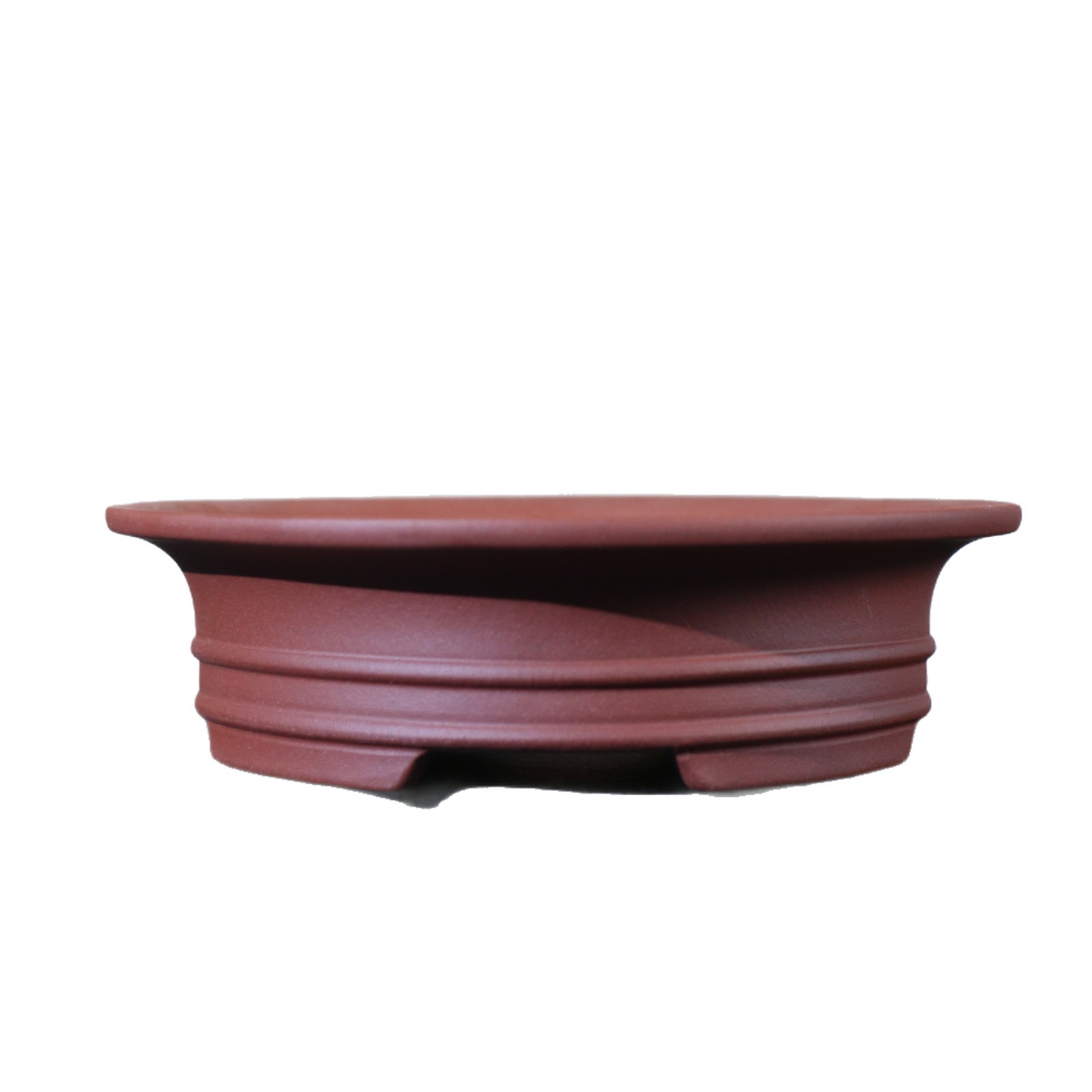Round Purple Clay Bonsai Pot
