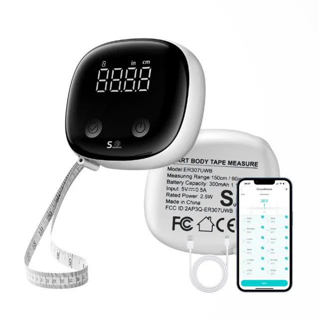 Intelligent Waist Measuring Tape Measuring Body Multi circumference Tape Measure Er307 - Shop at LoveMi
