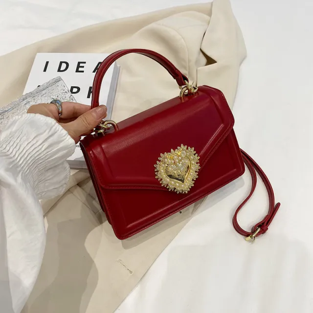 Women's Shoulder Crossbody Small Square Bag Red - Shop at LoveMi