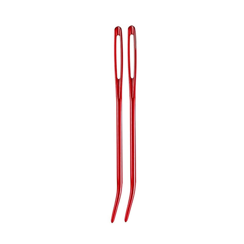 Big Eye Elbow Needle Red