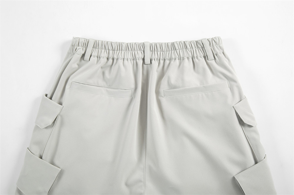 Men's Design Irregular Pocket Loose Straight Shorts